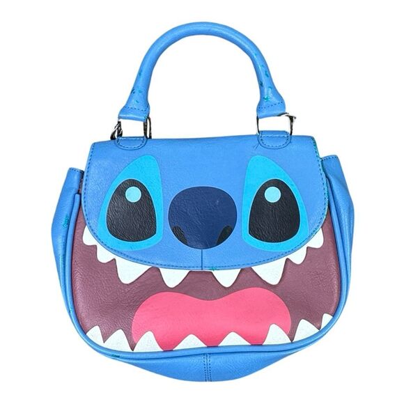 Loungefly x Hot Topic Exclusive x Disney Lilo & Stitch Face Crossbody Bag - Picture 2 of 11